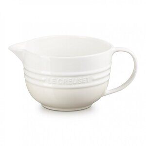 Le Creuset Stoneware Batter Mixing Bowl 2 qt. Meringue NEW